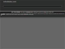 Tablet Screenshot of mikeblake.com